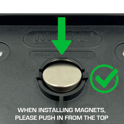 Correct Installation of Magnetic Fixing Kit For Platform Mounts Taxi Plate Holders Taxi and Private Hire Products From MOGO