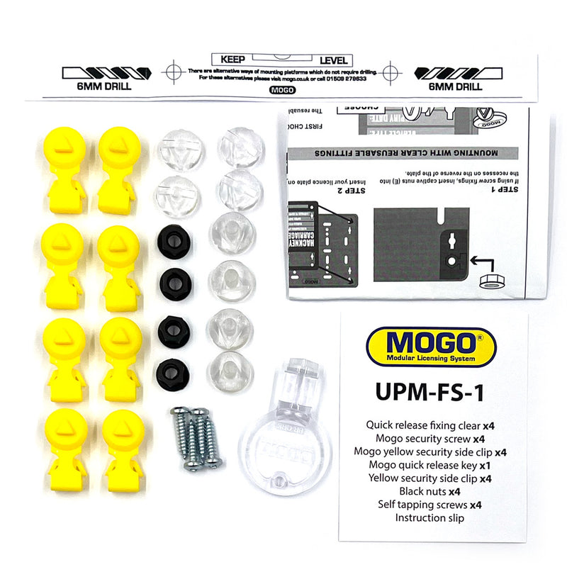 Universal Platform Mount Fixing Kit For Use With MOGO Universal Platform Mount Taxi And Private Hire Products by MOGO